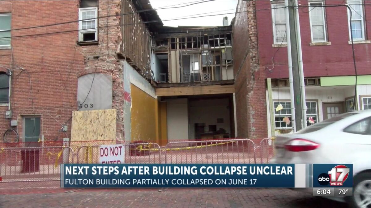 Cleanup finished for downtown Fulton building that collapsed last month