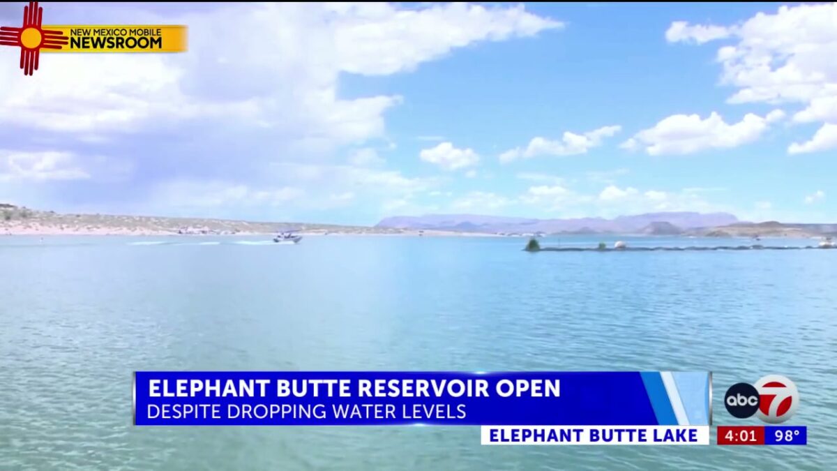 Elephant Butte Reservoir remains open despite dropping water levels