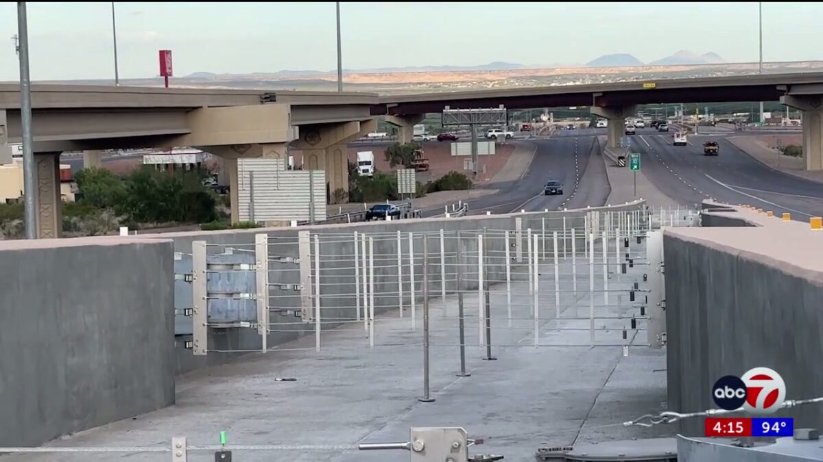 New runaway ramp opens on Loop 375 West on Transmountain Road