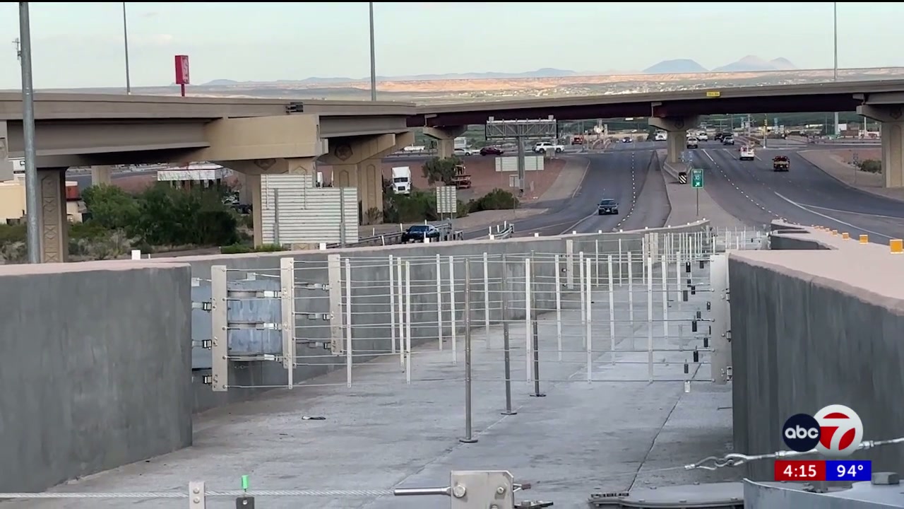 New runaway ramp opens on Loop 375 West on Transmountain Road