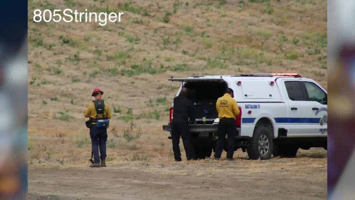 Fire crews on scene for vegetation fire near Highway 135