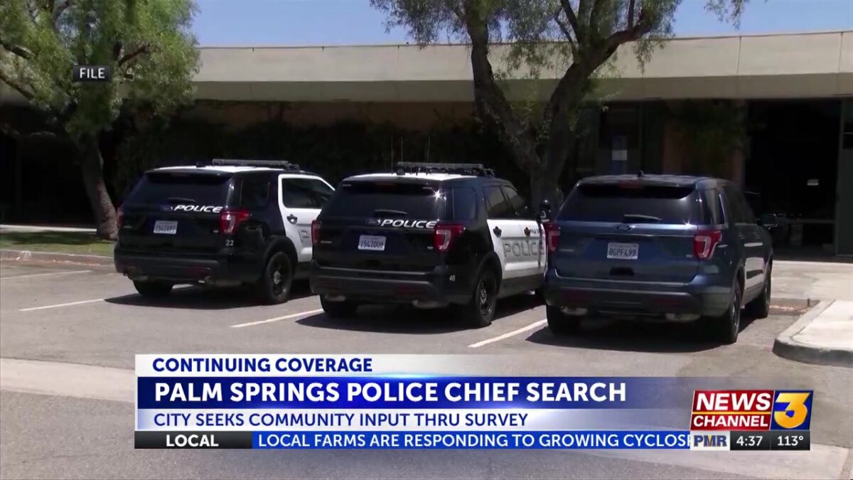 Palm Springs launches survey to help identify qualities for next police Chief