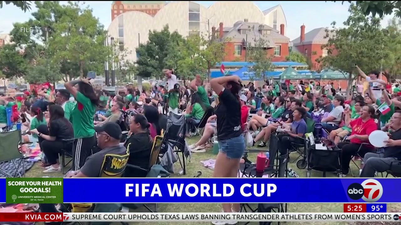 El Paso continues free FIFA World Cup watch parties Downtown for Mexico