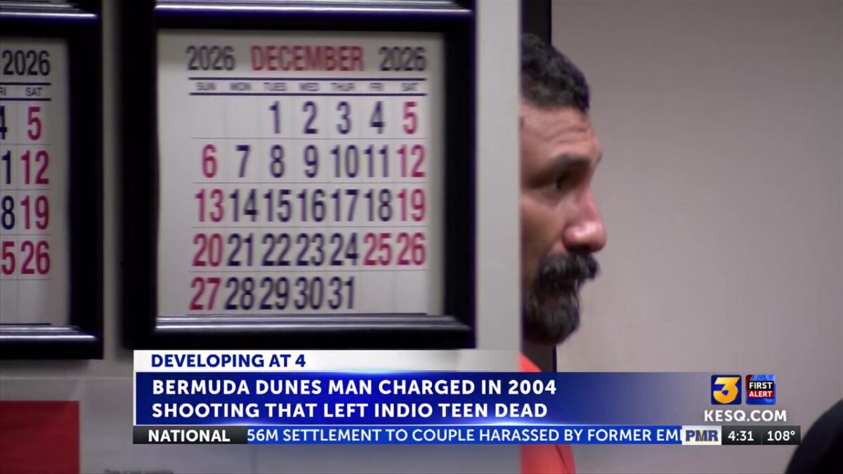Bermuda Dunes man charged in 2004 shooting that left Indio teen dead