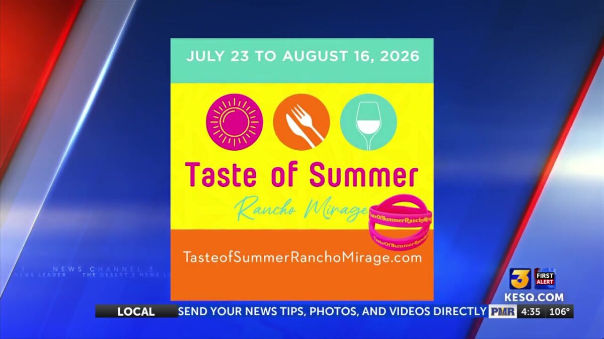 Taste of Summer Rancho Mirage returns