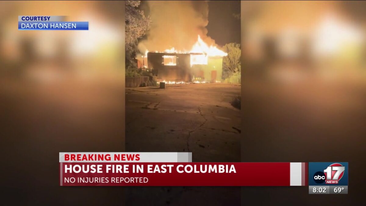 Columbia home likely total loss after Sunday morning fire