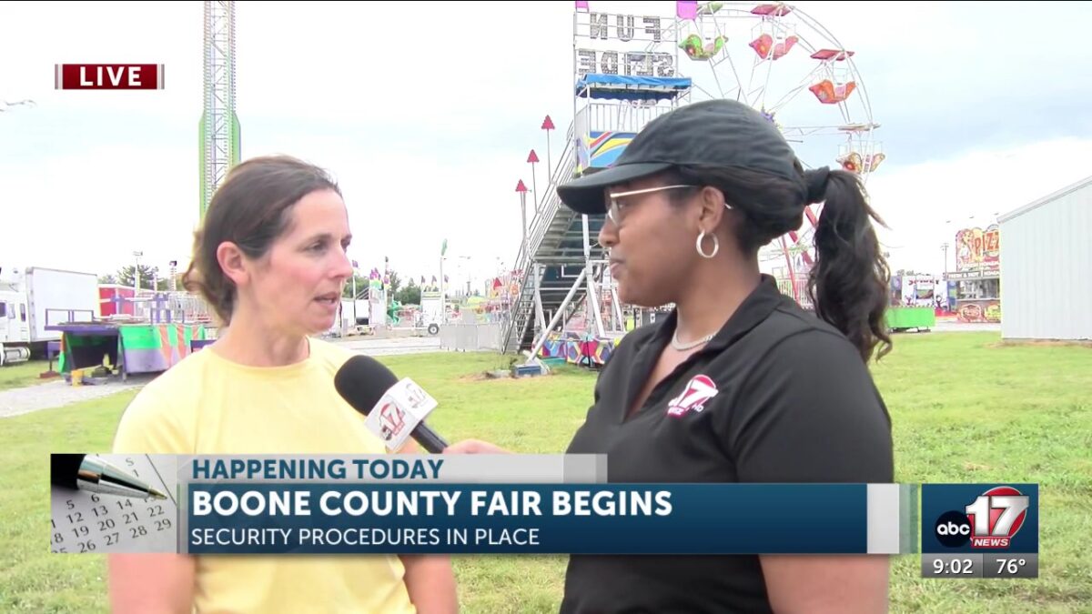 Security measures in place as the Boone County Fair kicks off