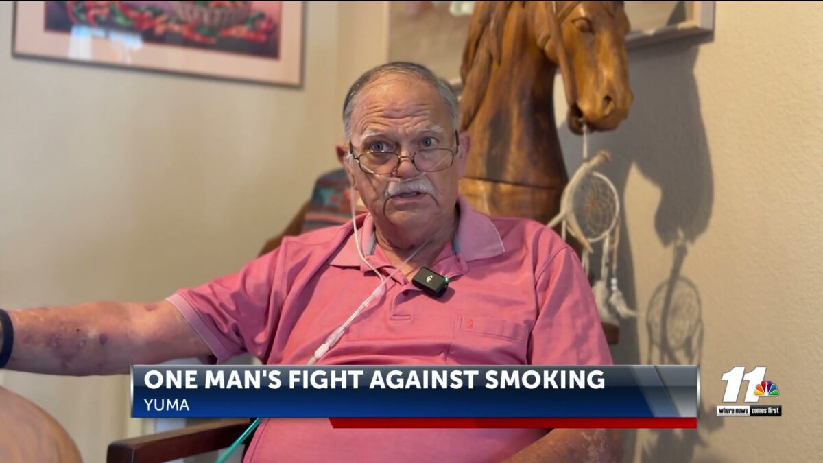 Yuma man warns others about the dangers of long-term smoking