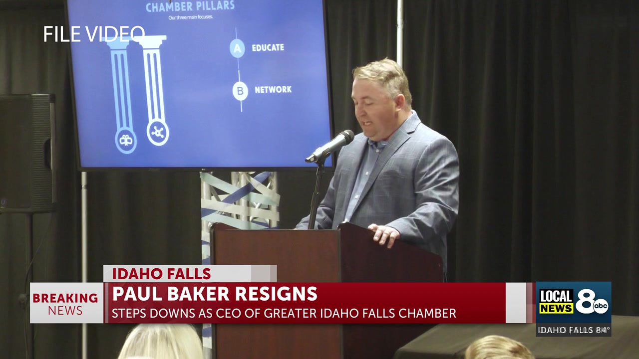 Greater Idaho Falls Chamber of Commerce CEO Paul Baker resigns