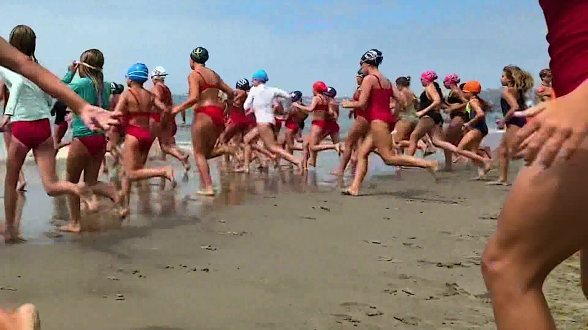 Morning Beach Competition Tests Young Lifeguards’ Ocean Skills in Santa Barbara