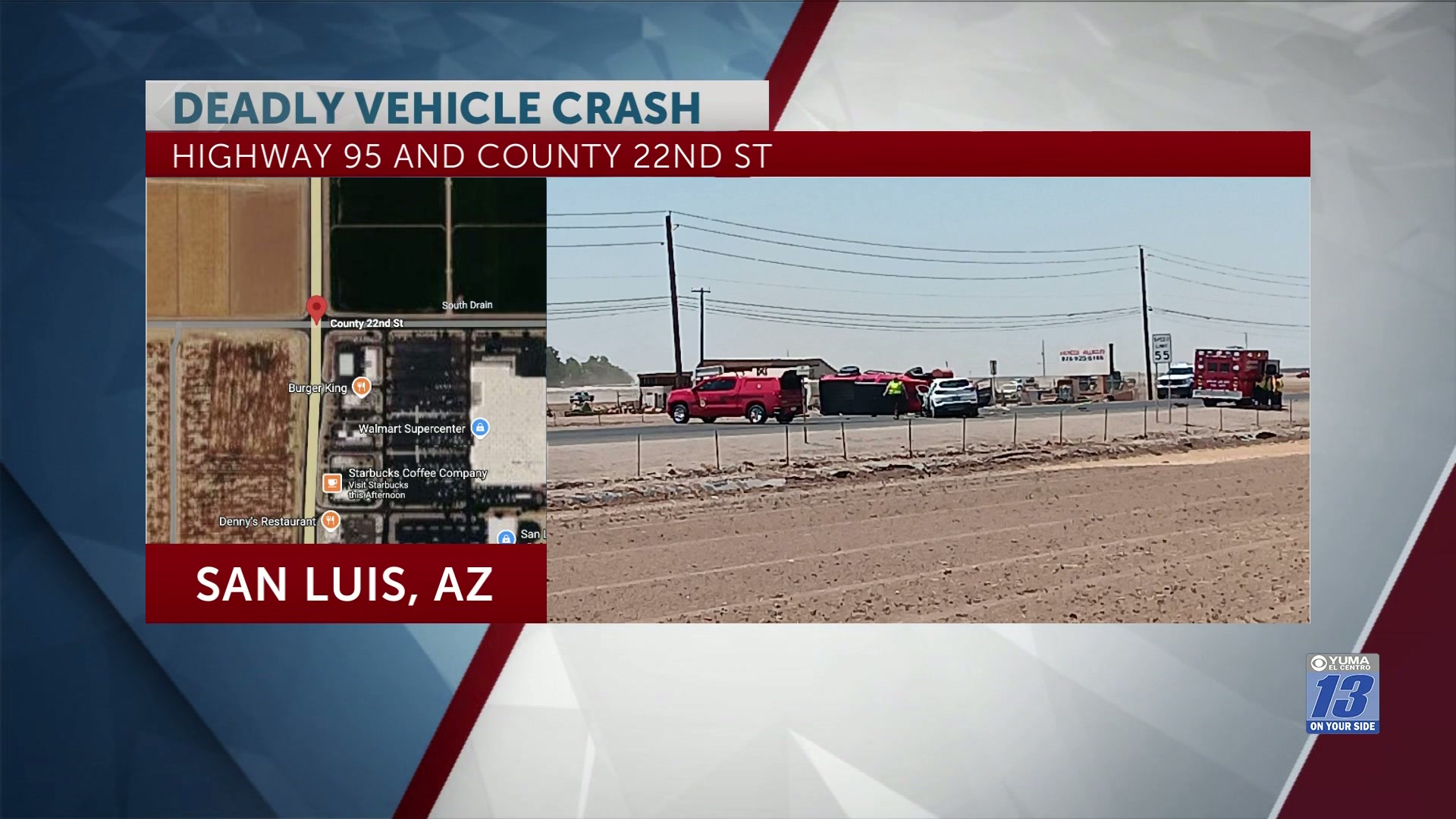 One dead in crash in San Luis