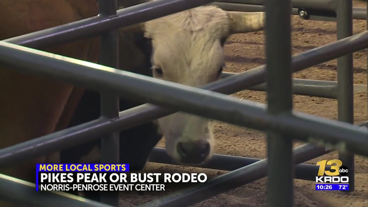 Night one action from the Pikes Peak or Bust Rodeo
