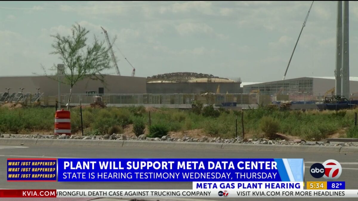Hearings begin on El Paso Electric’s proposed power plant for Meta data center