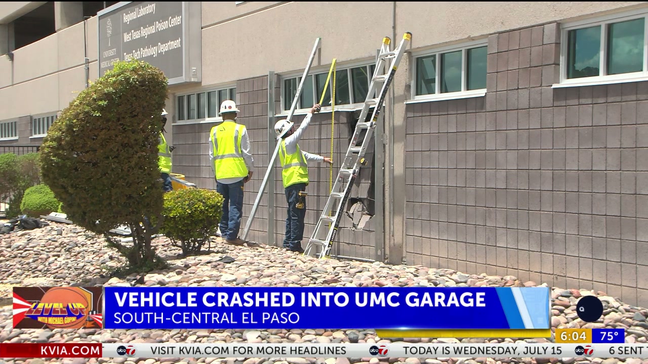 Truck crashes into UMC laboratory