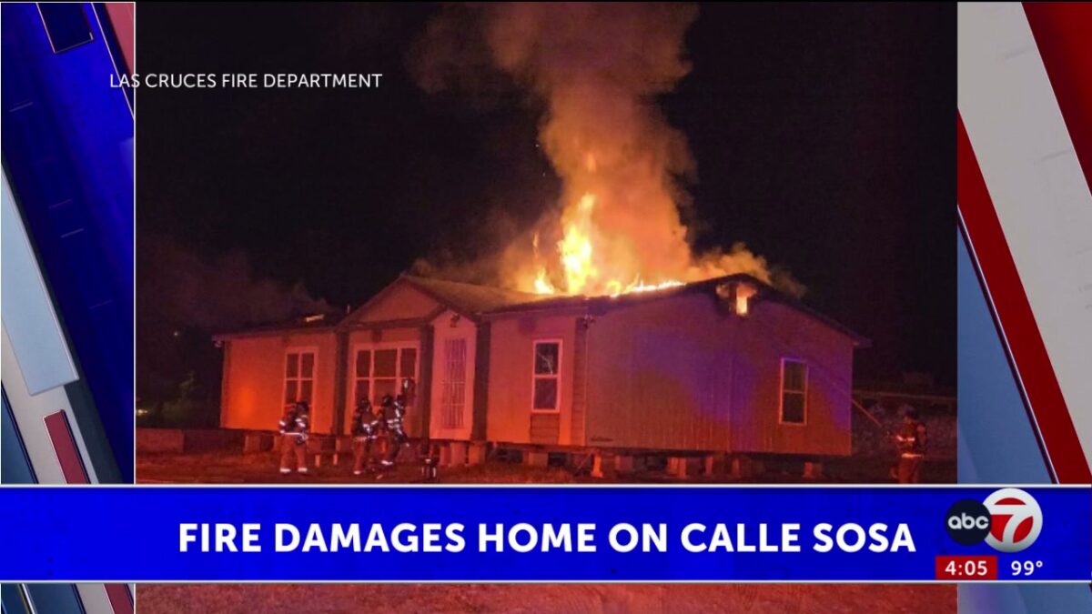 Las Cruces mobile home catches fire twice within a month