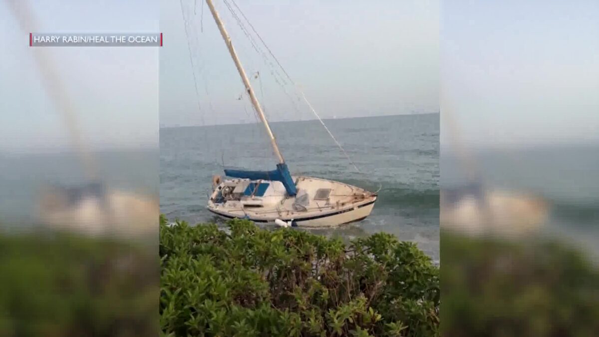 Second Boat in One Week Comes Ashore in Montecito