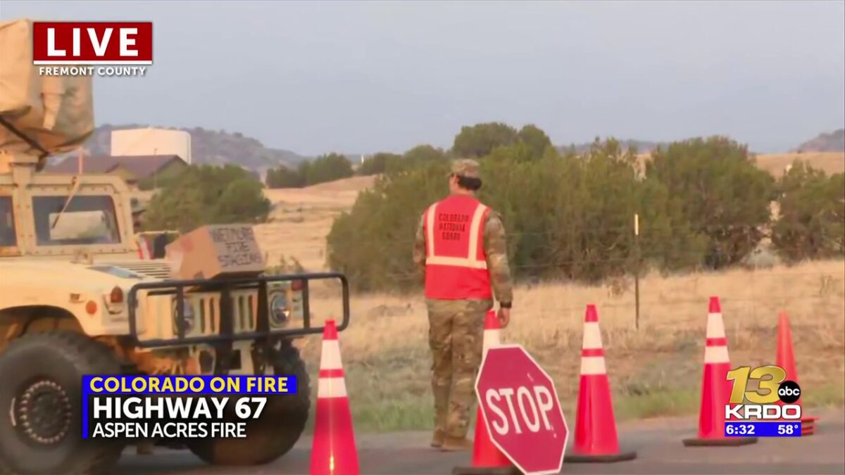 Northern movement of Aspen Acres Fire prompts mandatory evacuations south of Florence in Fremont County