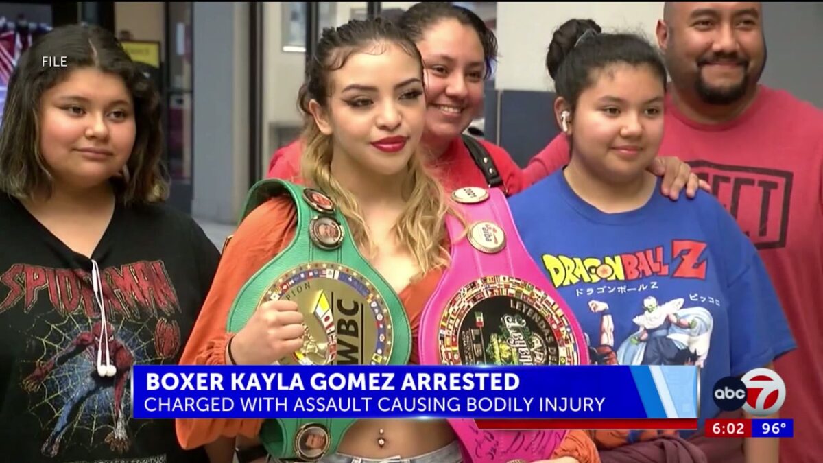 El Paso boxer Kayla Gomez arrested for allegedly assaulting step-aunt