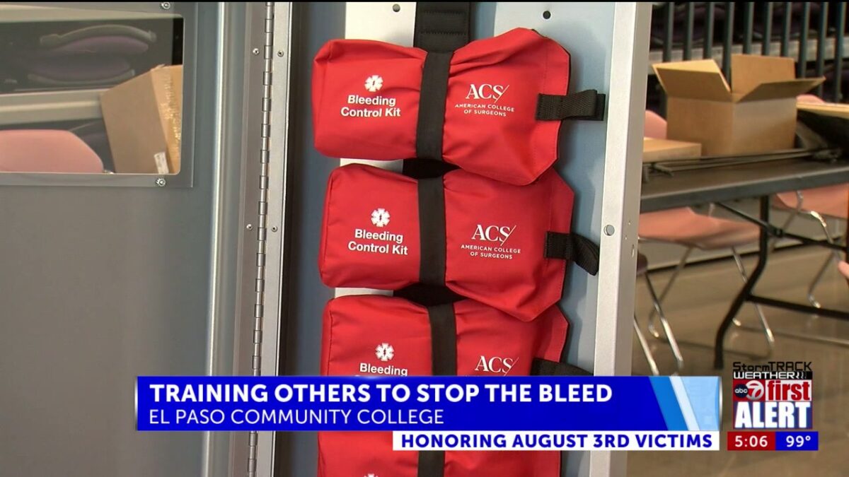 Stop the Bleed training hosted in honor of August 3 victims