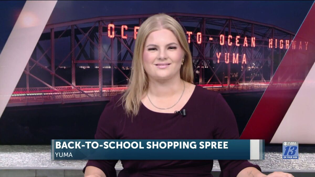 15 kids enjoy special back-to-school shopping spree in Yuma