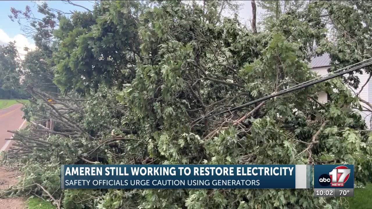 Osage City remains limited to only property owners Sunday until power is restored; power expected to come back Tuesday