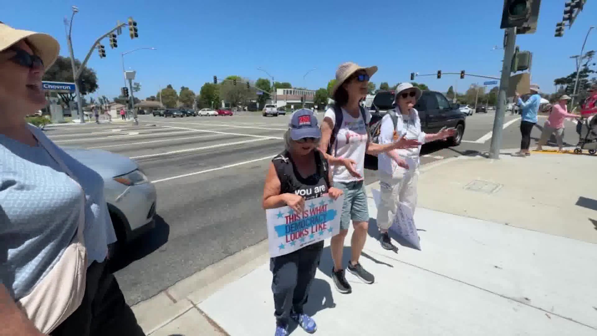 Weekly Protests continue in Ventura