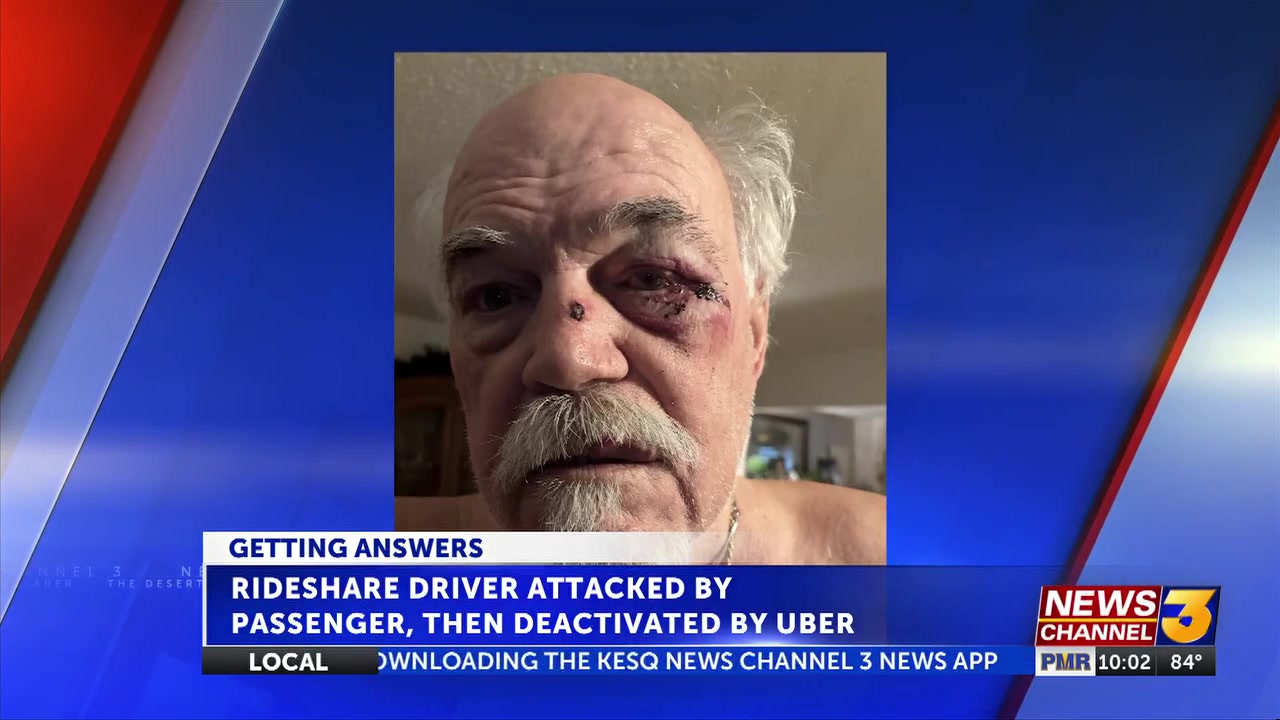 EXCLUSIVE: Rideshare driver attacked by passenger