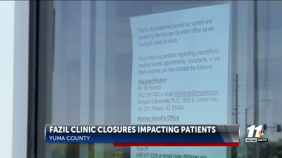 Bio Family Clinic closures across Yuma County