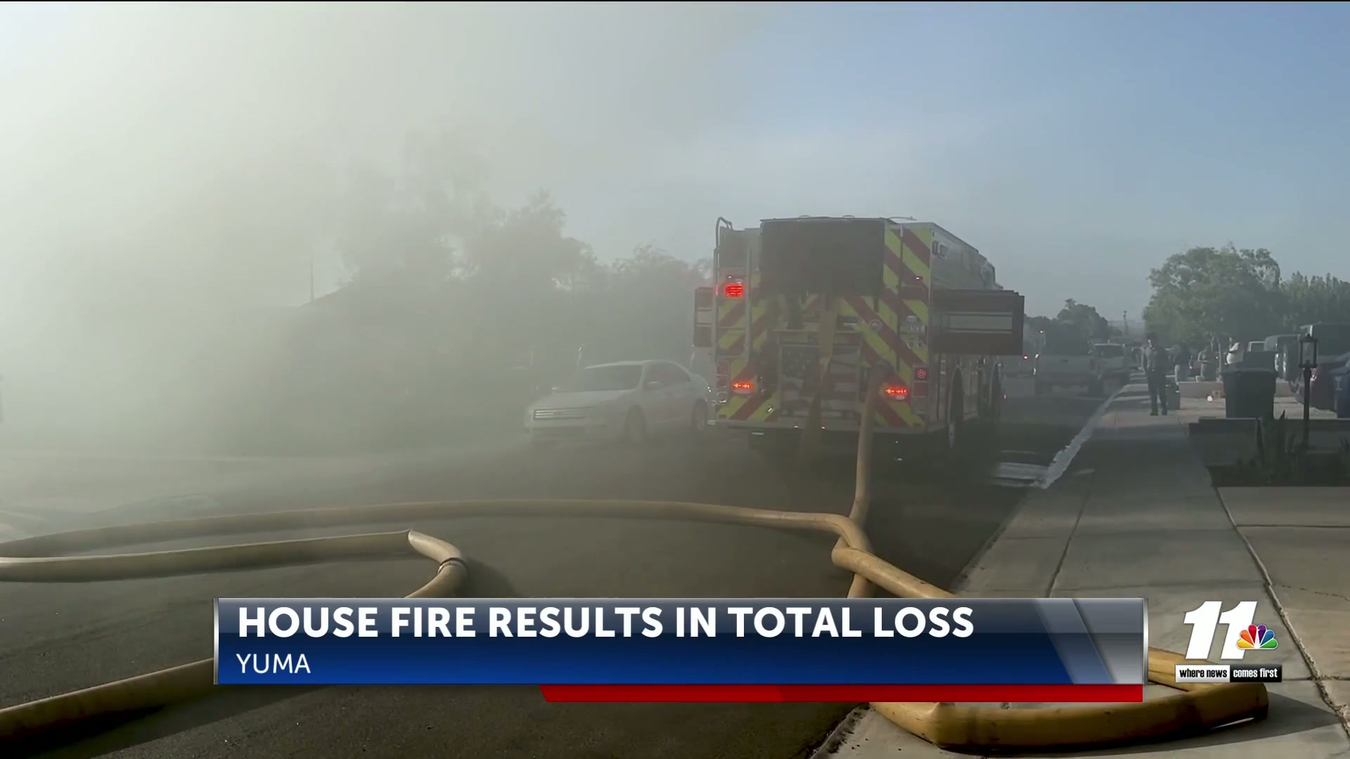 House in Yuma deemed total loss following fire