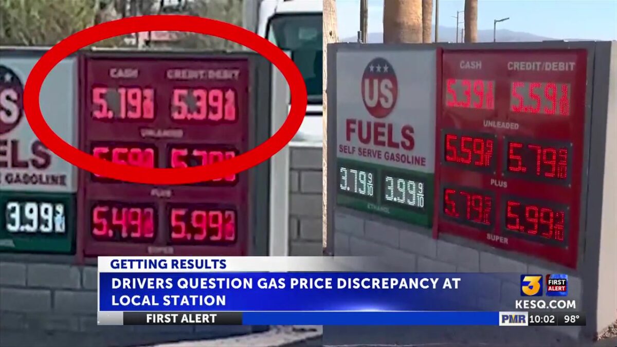 Drivers question gas price discrepancy at local station in Cathedral City