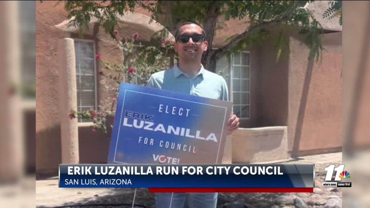 Erik Luzanilla runs for San Luis City Council