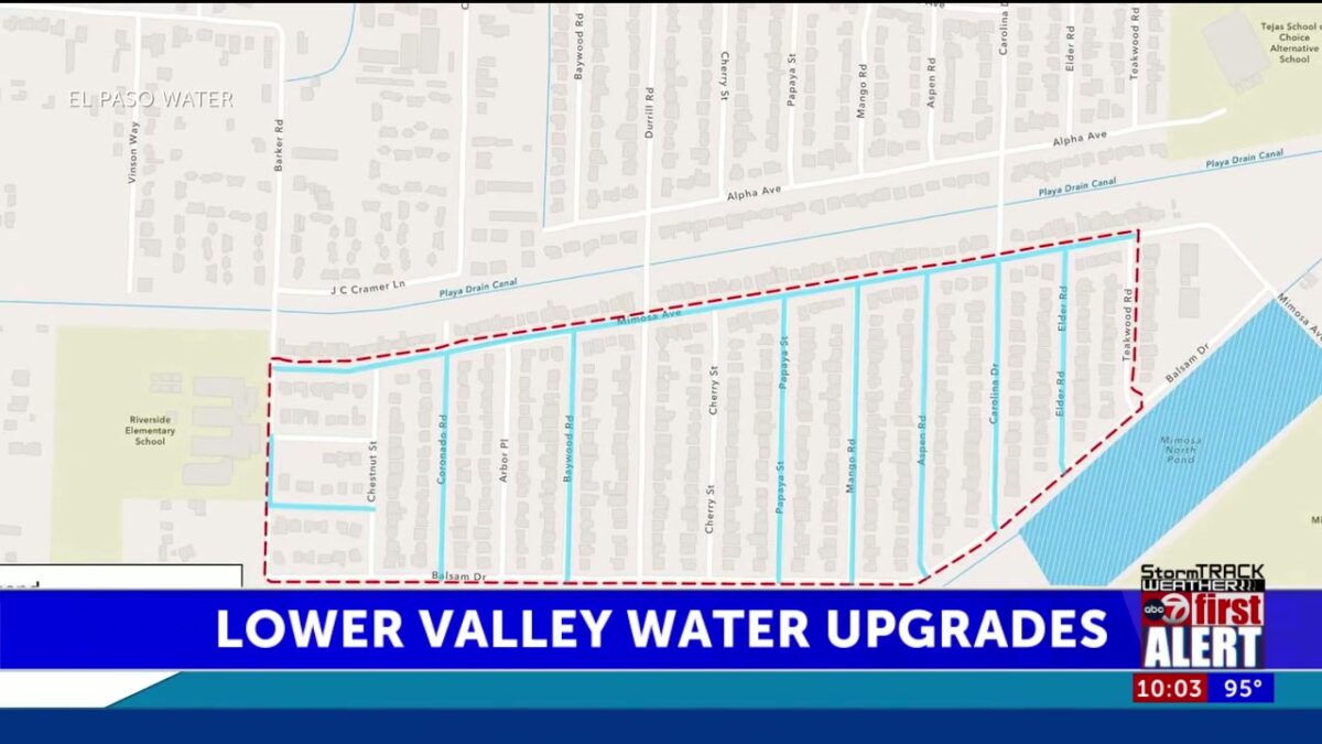 Lower Valley residents to see lane closures as Cedar Grove waterline work begins: EP Water