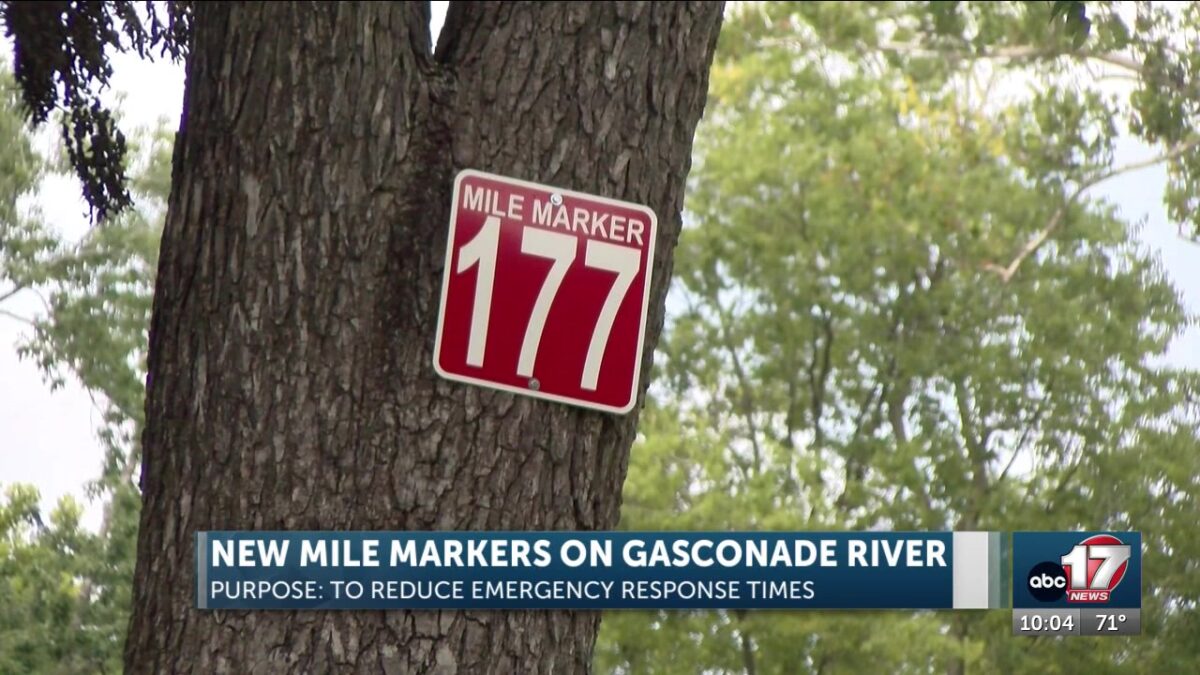 New mile markers on Gasconade River expected to reduce emergency response times