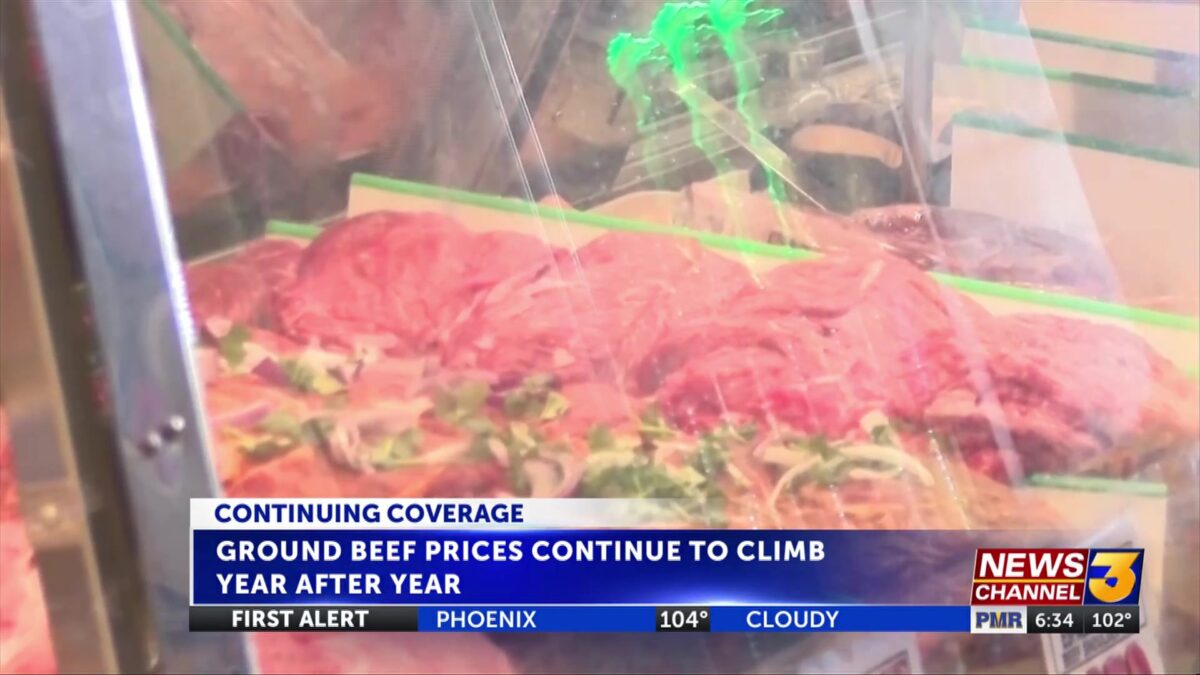 Ground beef prices continue to climb year over year: Can you afford it?