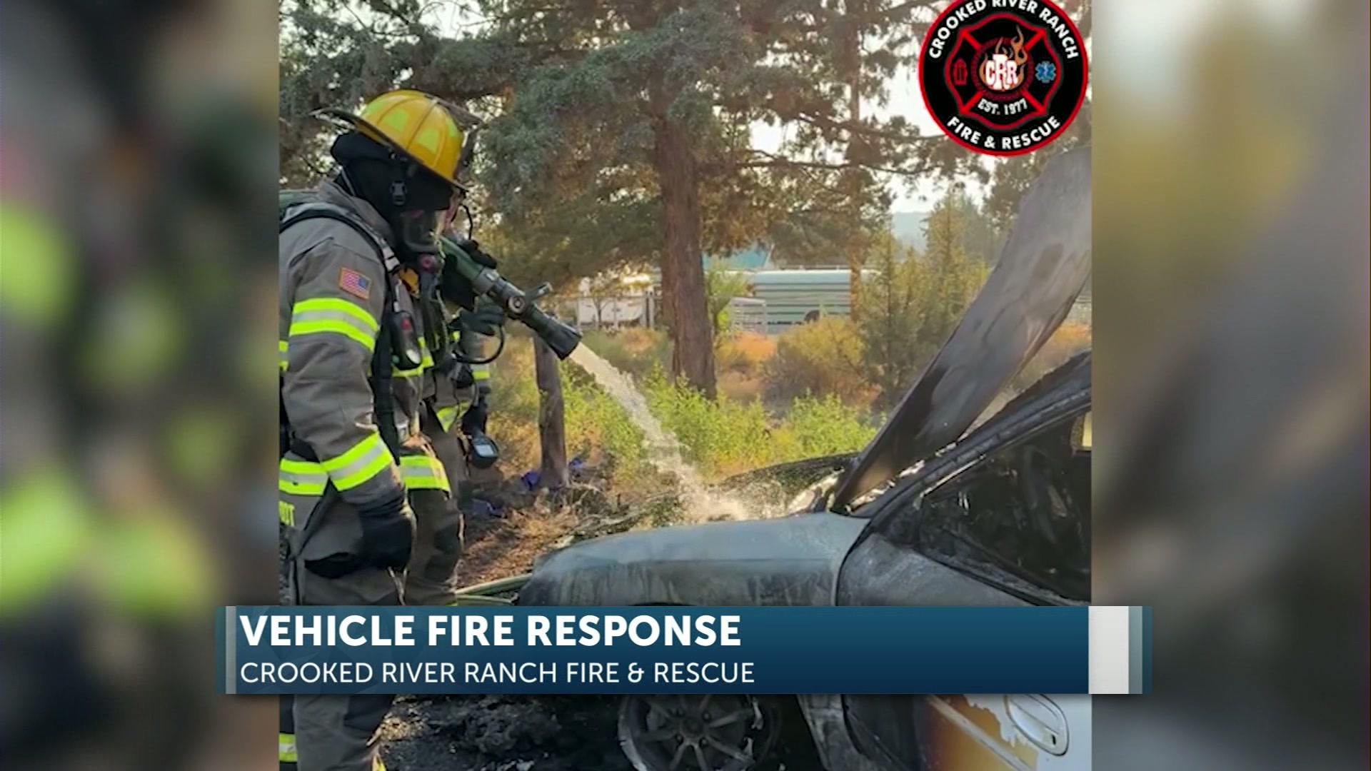 Crooked River Ranch responders extinguish vehicle fire