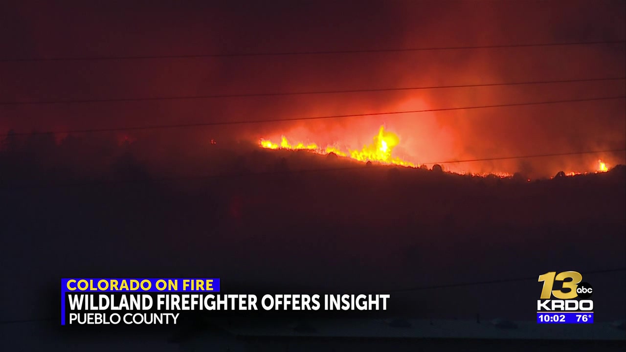 What’s it like at the Aspen Acres fire line? Hear from a wildland firefighter