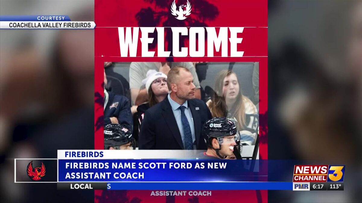 CV Firebirds hire Scott Ford as new assistant coach