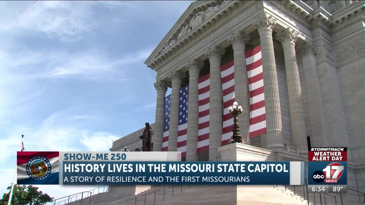 History speaks from the walls of the Missouri Capitol