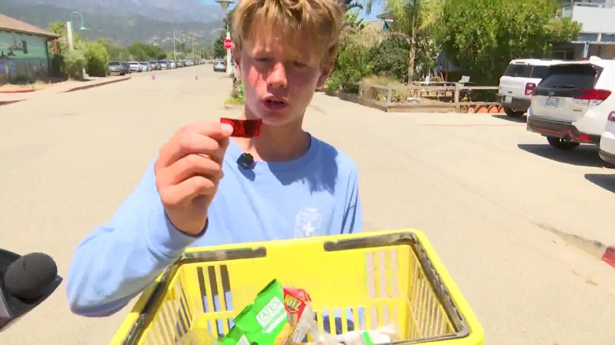 Young Carpinterian Leads a Year-Round Beach Clean Up Effort With Yellow Basket Racks