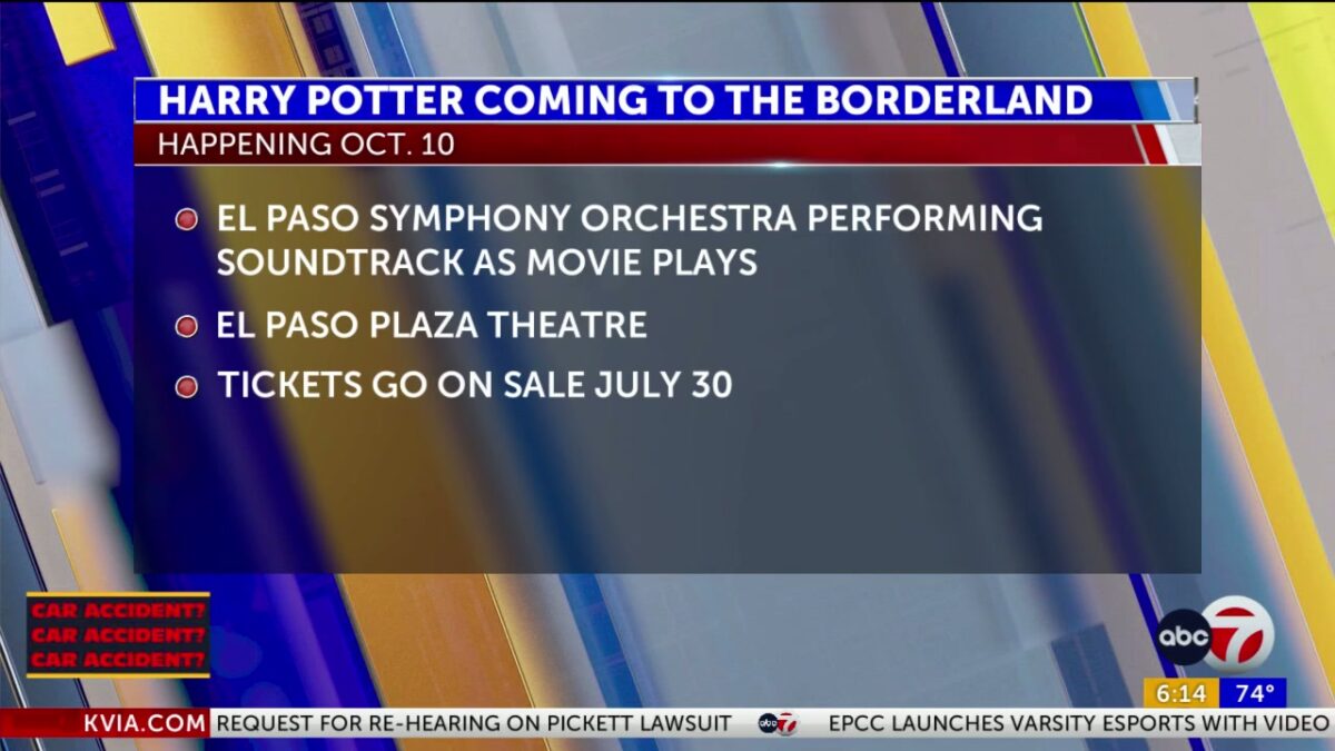 El Paso Symphony Orchestra to perform ‘Harry Potter’ film concert October