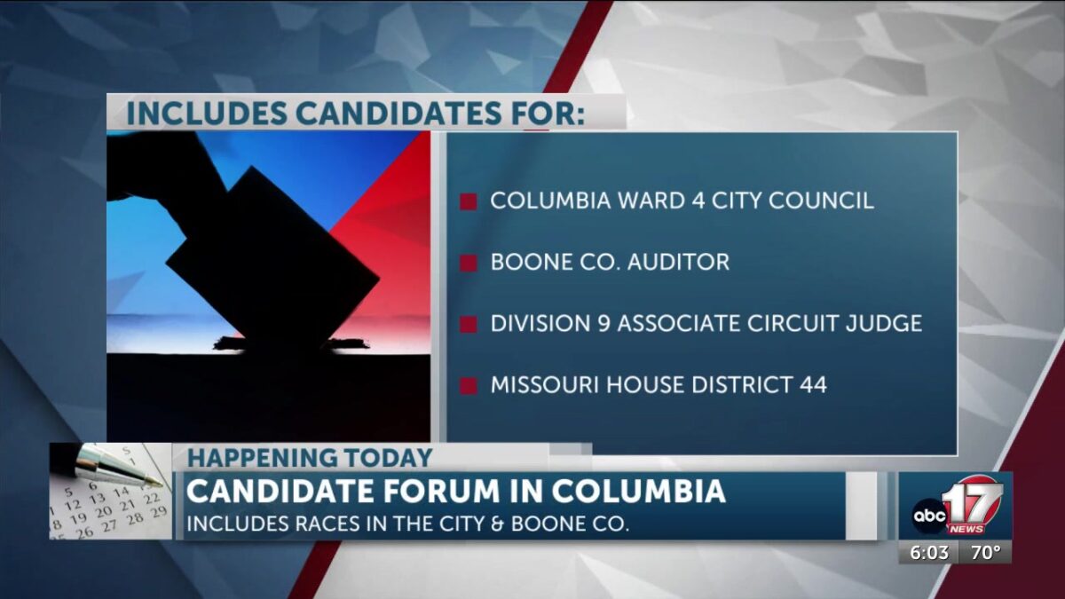 Candidate forum to be held ahead of August elections