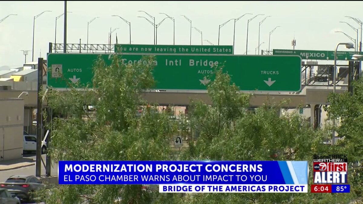 El Paso Chamber discussed ramifications of Bridge of the Americas modernization project