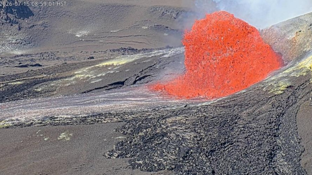 The 51st episode of eruptions lasted for over eight hours on Kilauea’s summit on Wednesday