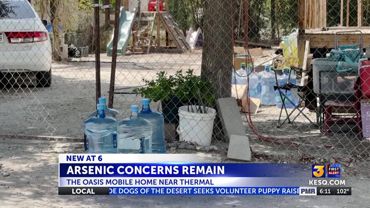 Arsenic concerns remain at troubled Oasis Mobile Home Park