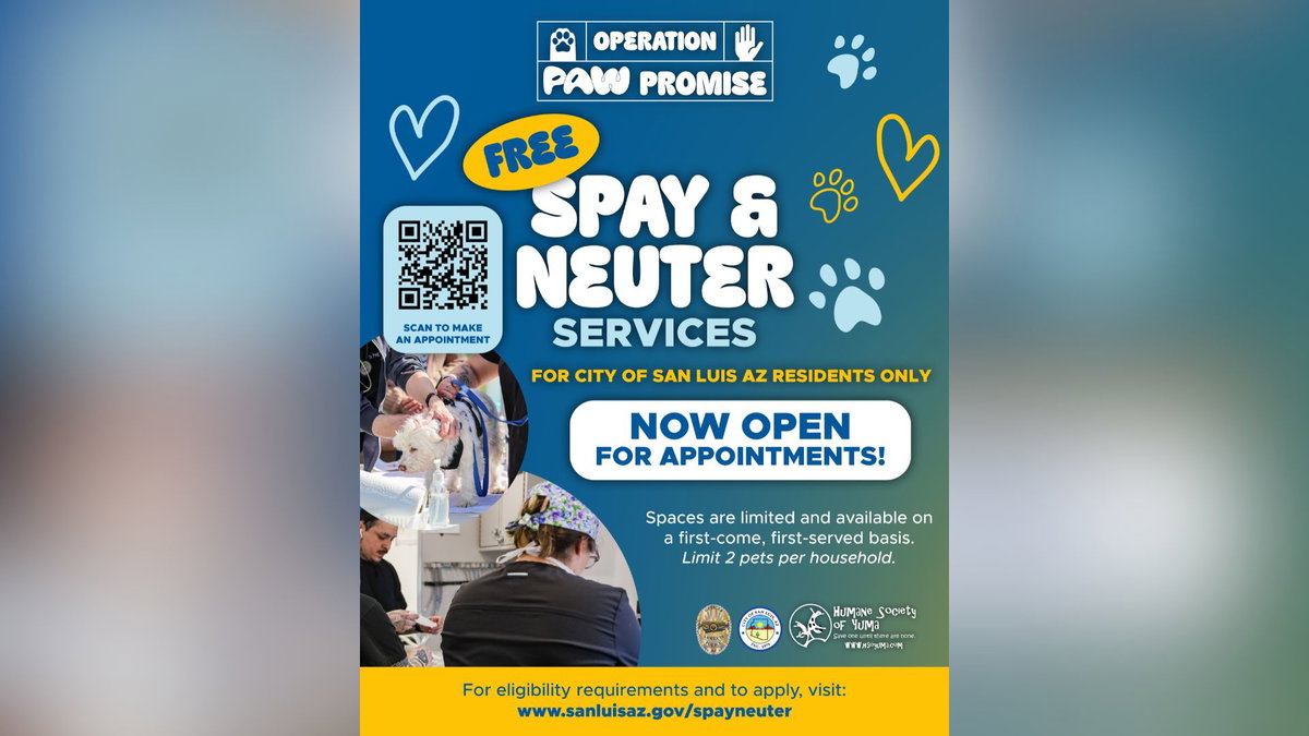Free spay and neuter services for San Luis