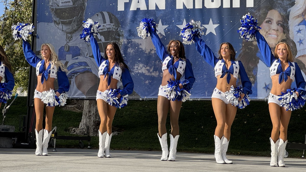 Dallas Cowboys Cheerleaders Perform