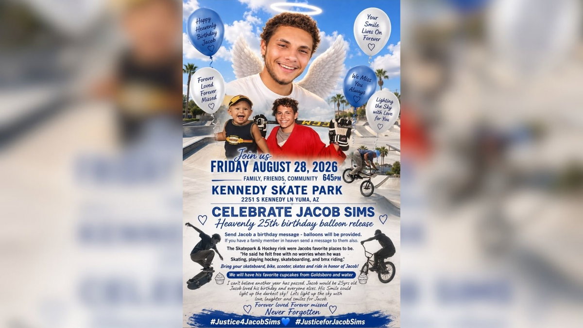 Family and friends gather to honor Jacob Sims on his birthday