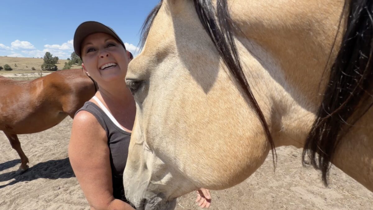 Candice Ensign hasn't taken a day off in years. The promise she made to more than 100 horses won't let her.