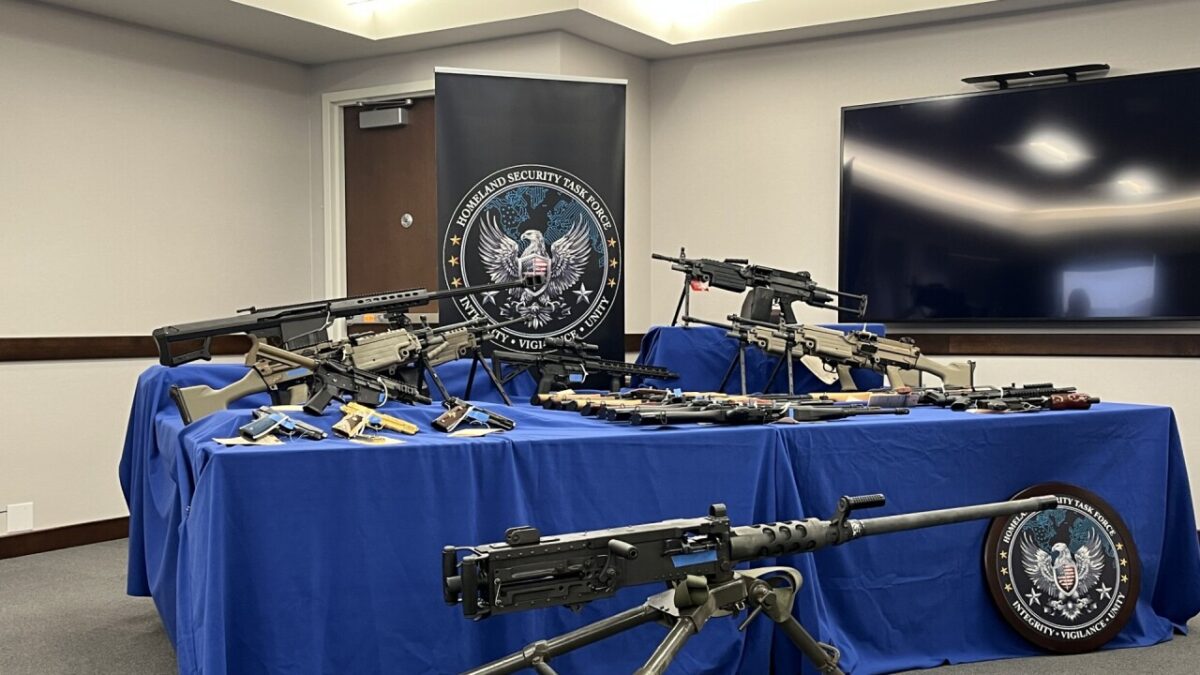 A Homeland Security Task Force announced the outcome of a two-year investigation in Arizona to stop cross-border firearms trafficking