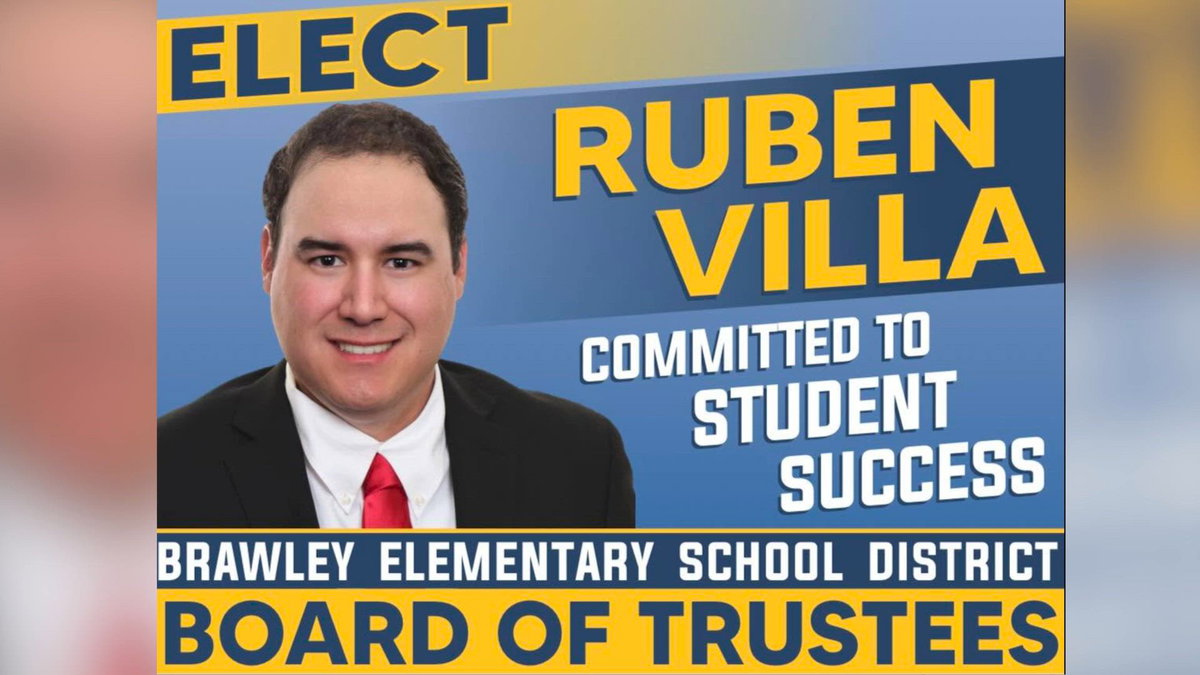 Ruben Villa runs for Brawley Elementary School District Board of Trustees